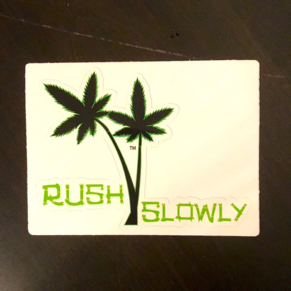 Palm sticker custom from Rush Slowly